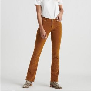 Lucky Brand Ava Corduroy Flare Pants Size 0/25